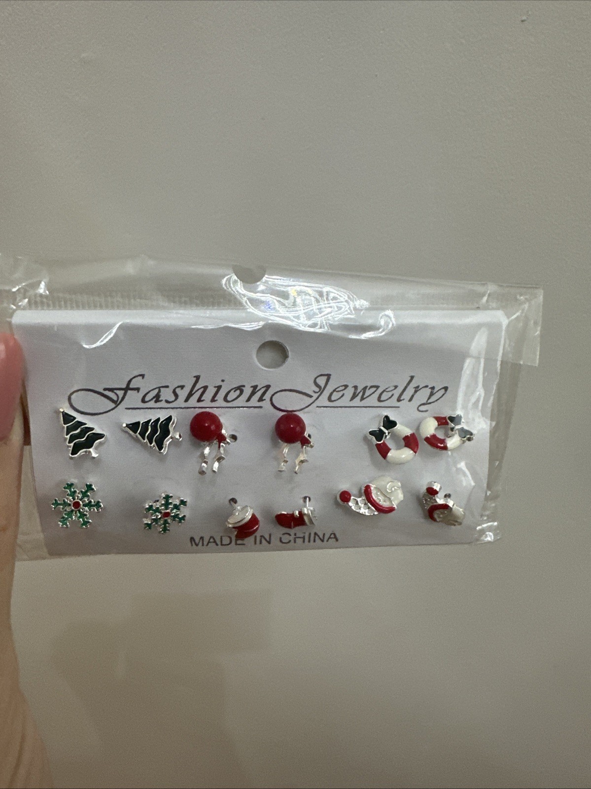 Set of 6 Christmas Earrings – New