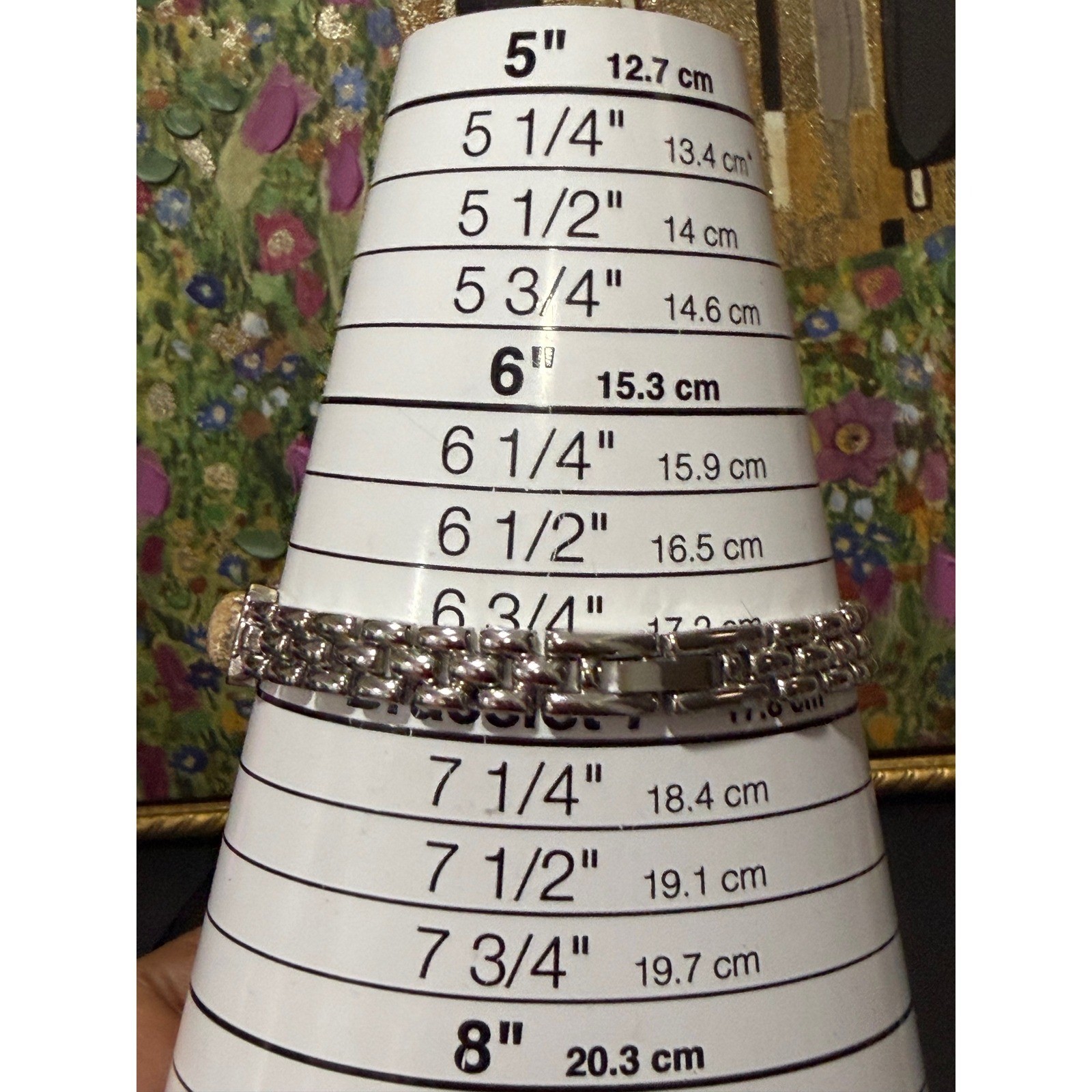 Link Bracelet Womens Multi Faux Stone Silver Excellent Southwestern Boho Square