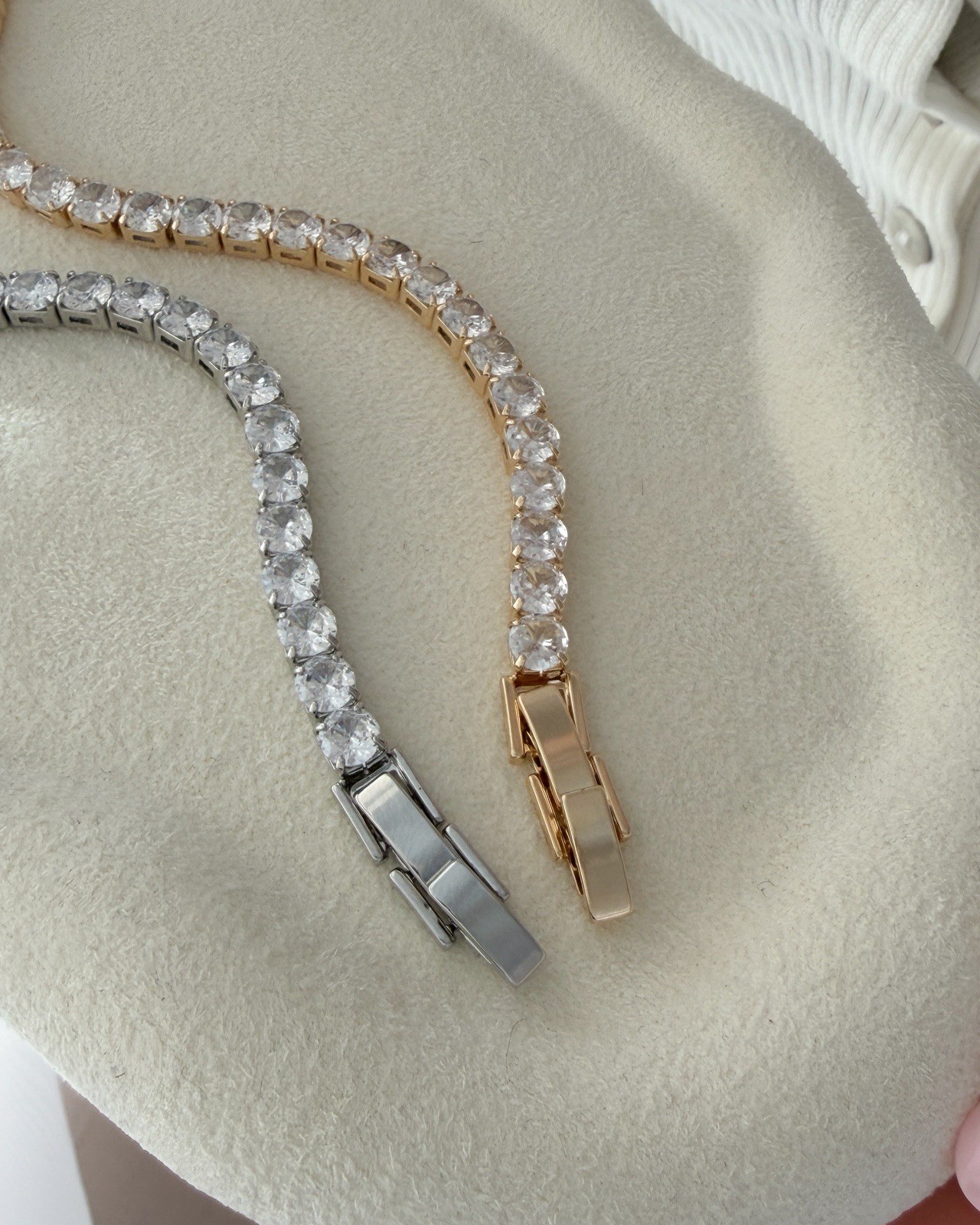 Bold Sparkle Link Tennis Bracelet, Gold-Plated Everyday Fashion Jewelry
