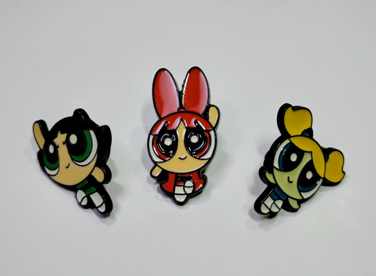 PowerPuff Girls Cartoon Network 1inch Lapel Enamel Pin Figure Collectible Lot