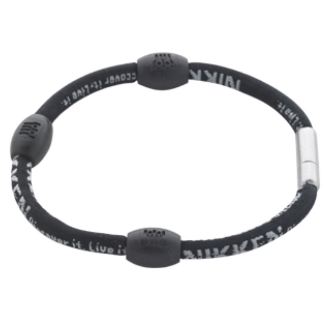 NEW – Nikken Kenko PowerBand Wrist Magnetic Band Black Regular Size
