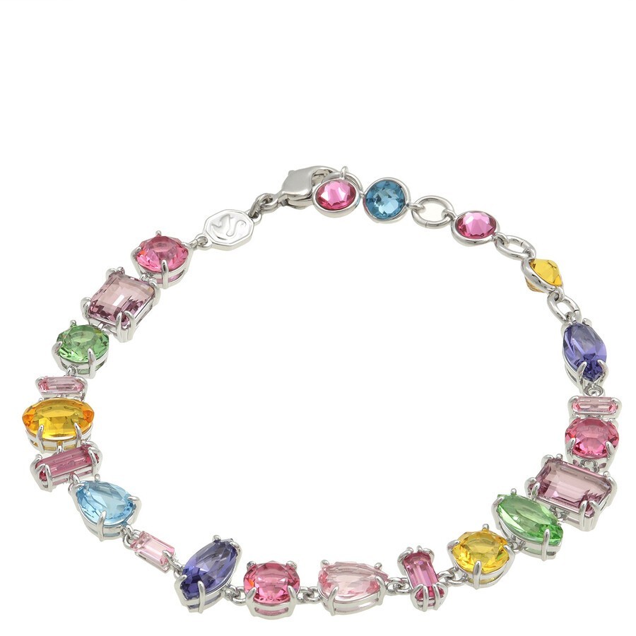Swarovski 5656427 DISPLAY Gema Multicolored Mixed Cuts Bracelet, Size Medium