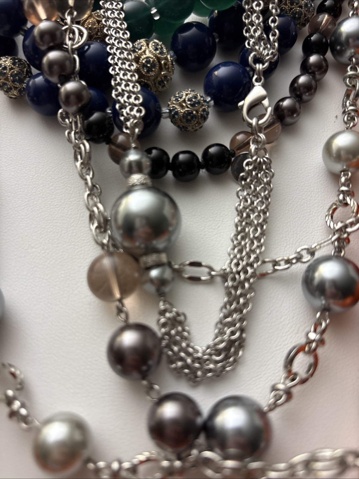 Talbots Necklace Chunky Beaded Lot of 7 Excellent Vintage Condition 1990s