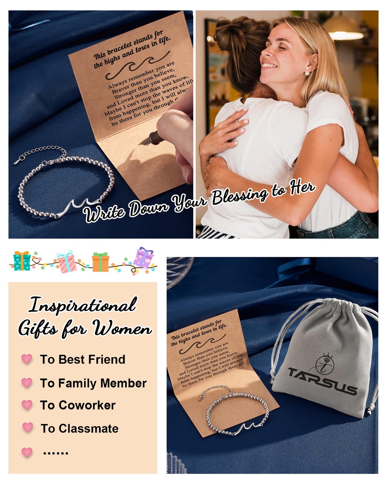 Tarsus Inspirational Gifts for Women, Unique Gifts for Women Inspirational Br…