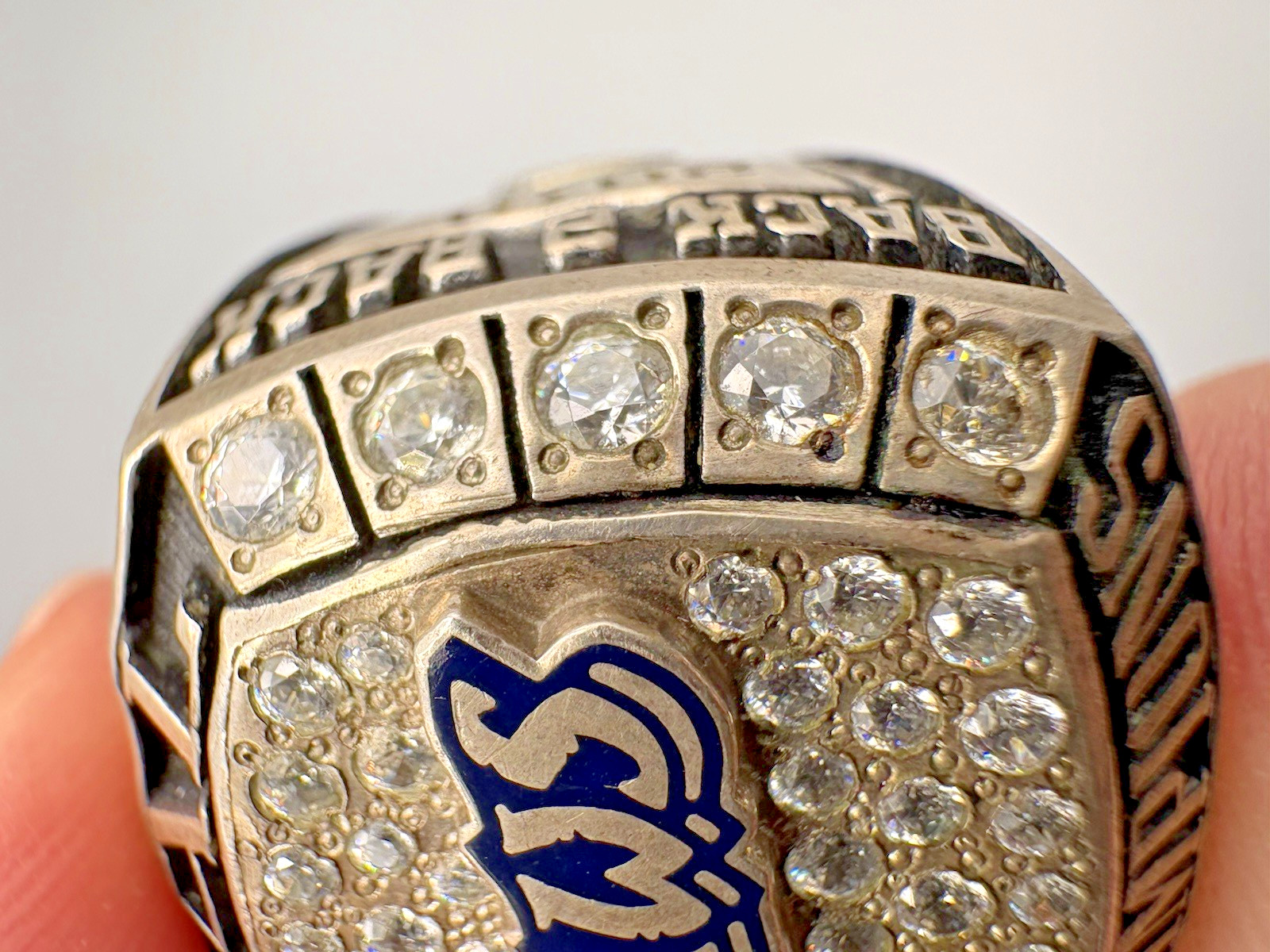 South Atlantic League Sterling Silver 925 Championship Ring Blue Claws 2010