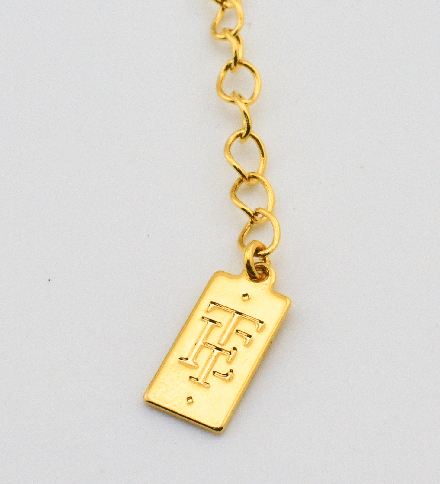 Elizabeth Taylor Black & Gold-Tone Statement 35in Chain Necklace With Box
