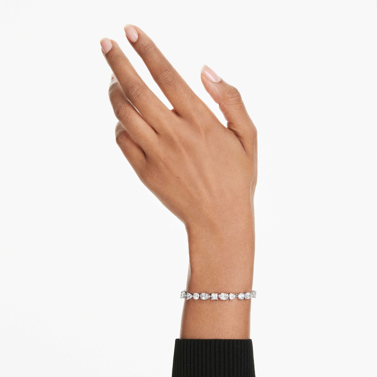 Swarovski Mesmera Bracelet, Mixed Cuts, White, Rhodium Plated 5731959