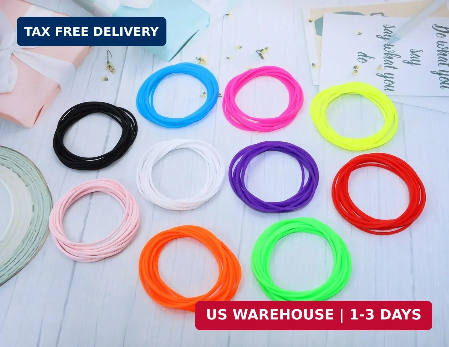 Silicone Jelly Bracelet 30Pcs 10 Colors Adult Size Retro Neon 80s Style Costu…