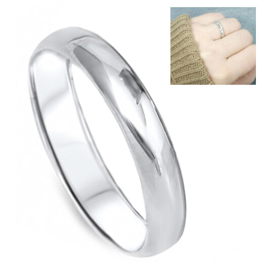 925 Sterling Silver 3mm Dome Women Plain Classic Wedding Band Bridal Accent Ring
