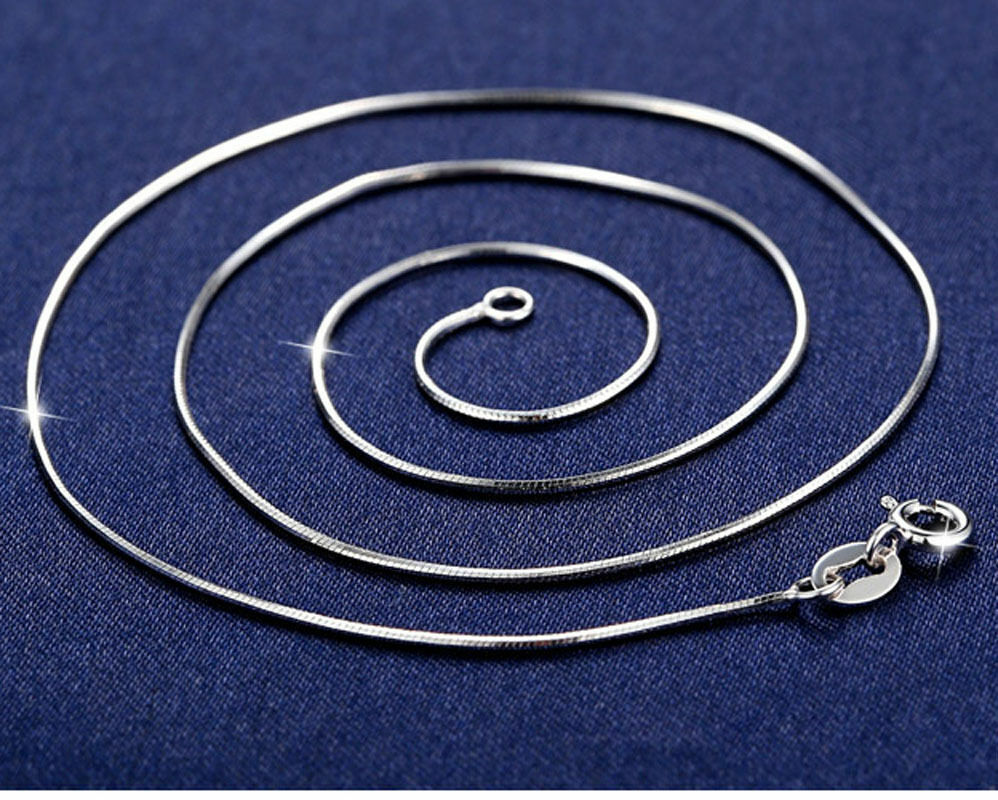RAVEN CROW MOON TREE Charm On Plated 925 Sterling Silver Snake 20″ chain women