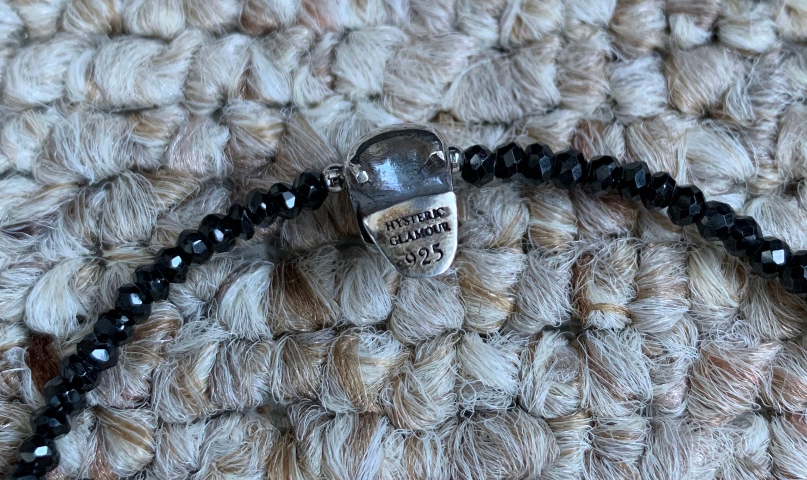Hysteric Glamour Sterling Silver Jewel Skull Bracelet+ Box