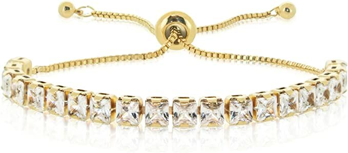 TENNIS BRACELET FOR WOMEN LUXURIOUS CUBIC ZIRCONIA BRACELET WITH UNIVERSAL SIZE