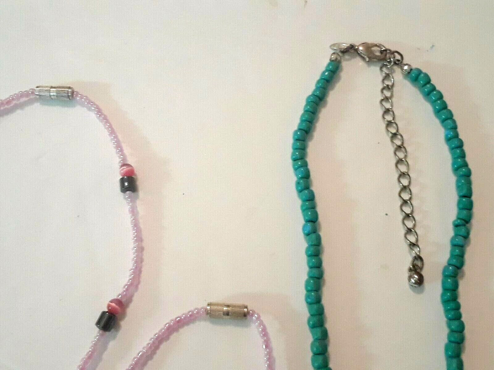 Beautiful colorful necklaces. Crystal, Glass, gem beads. moon glow, art glass +