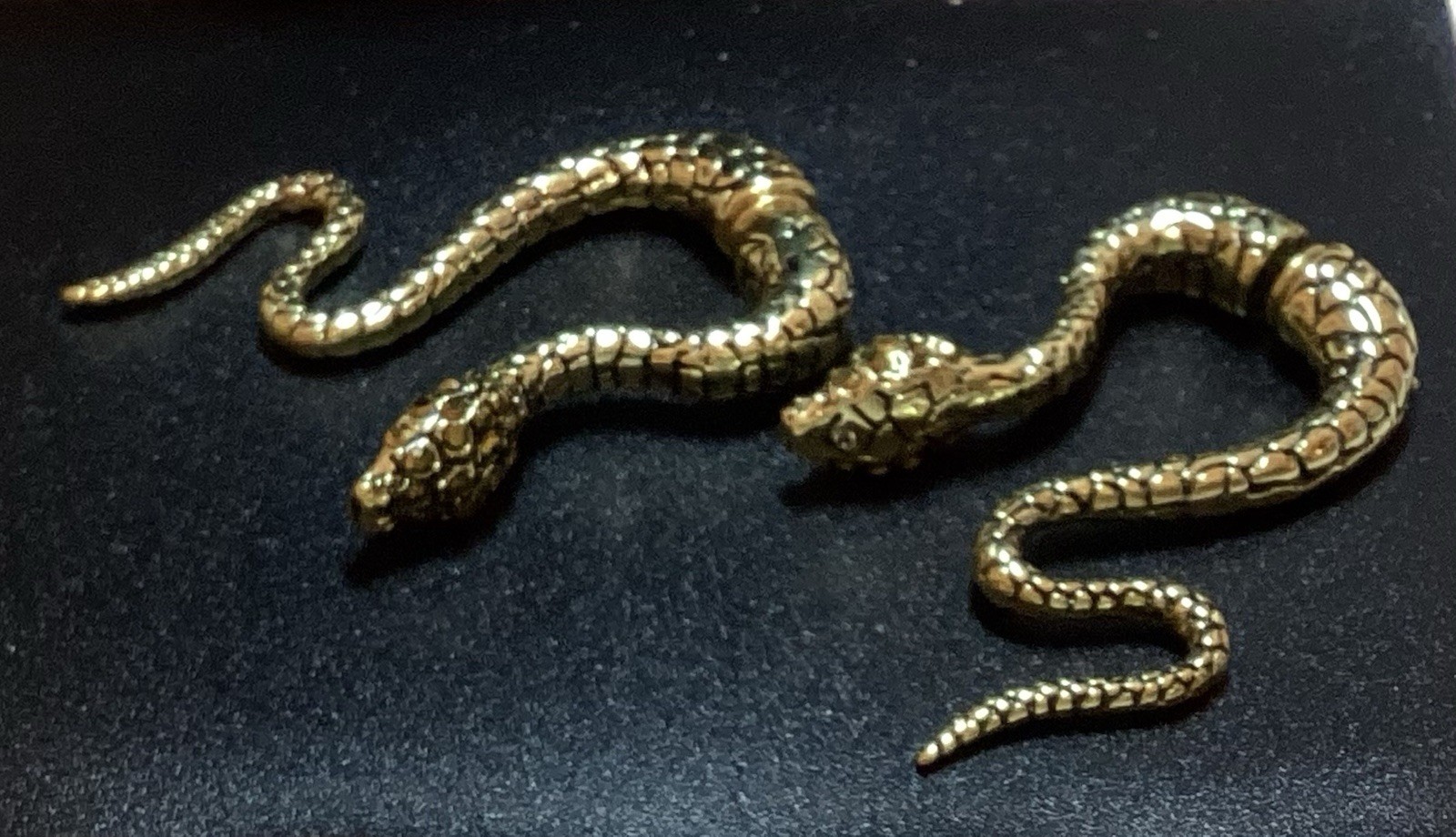 Simply Vera Wang Front To Back Snake Pierced Earrings New! Gothic Elegant!