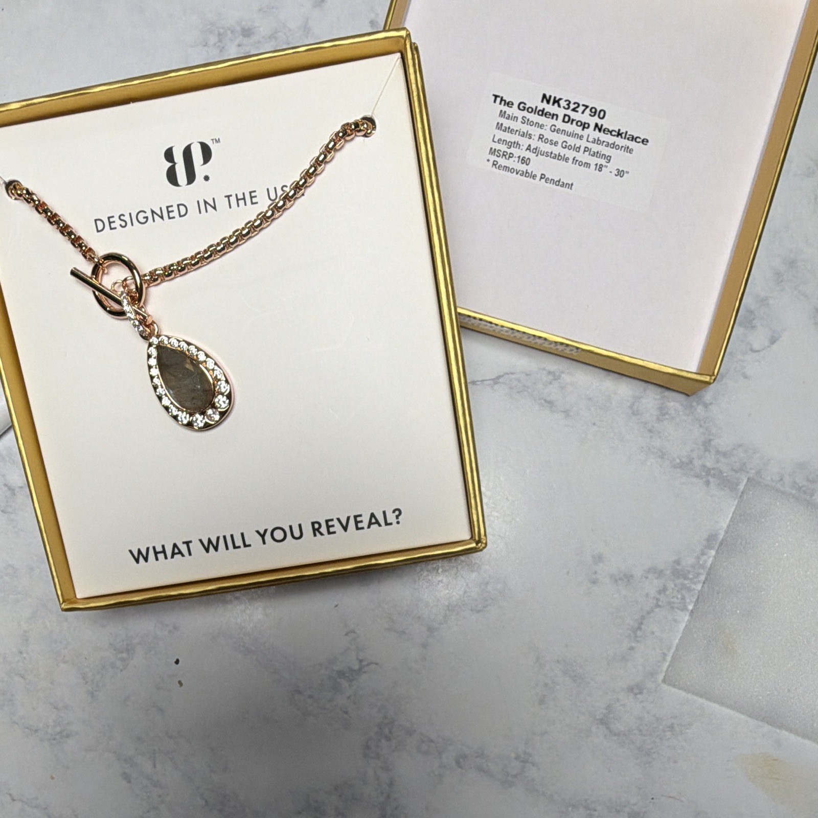 The Golden Drop Necklace
