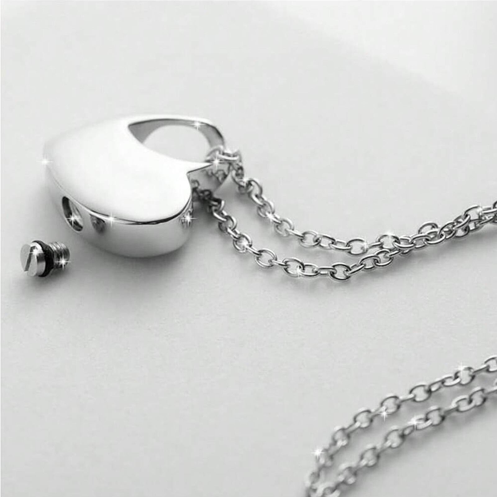 Cremation Urn Memorial Pendant Necklace Keepsake Jewelry for Ashes Necklace