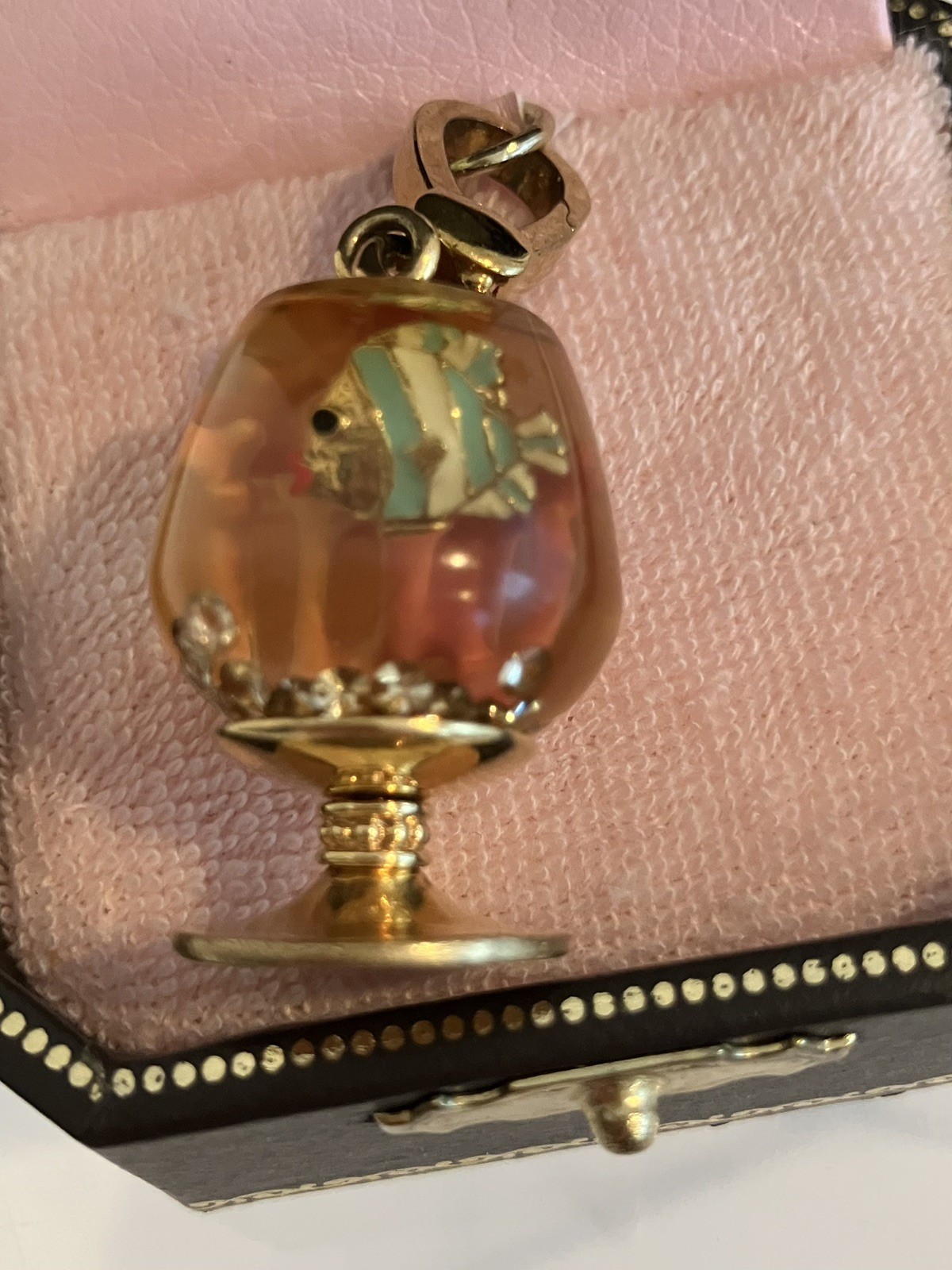 JUICY COUTURE Fish Bowl Charm! Retired! HTF! Excellent Condition!