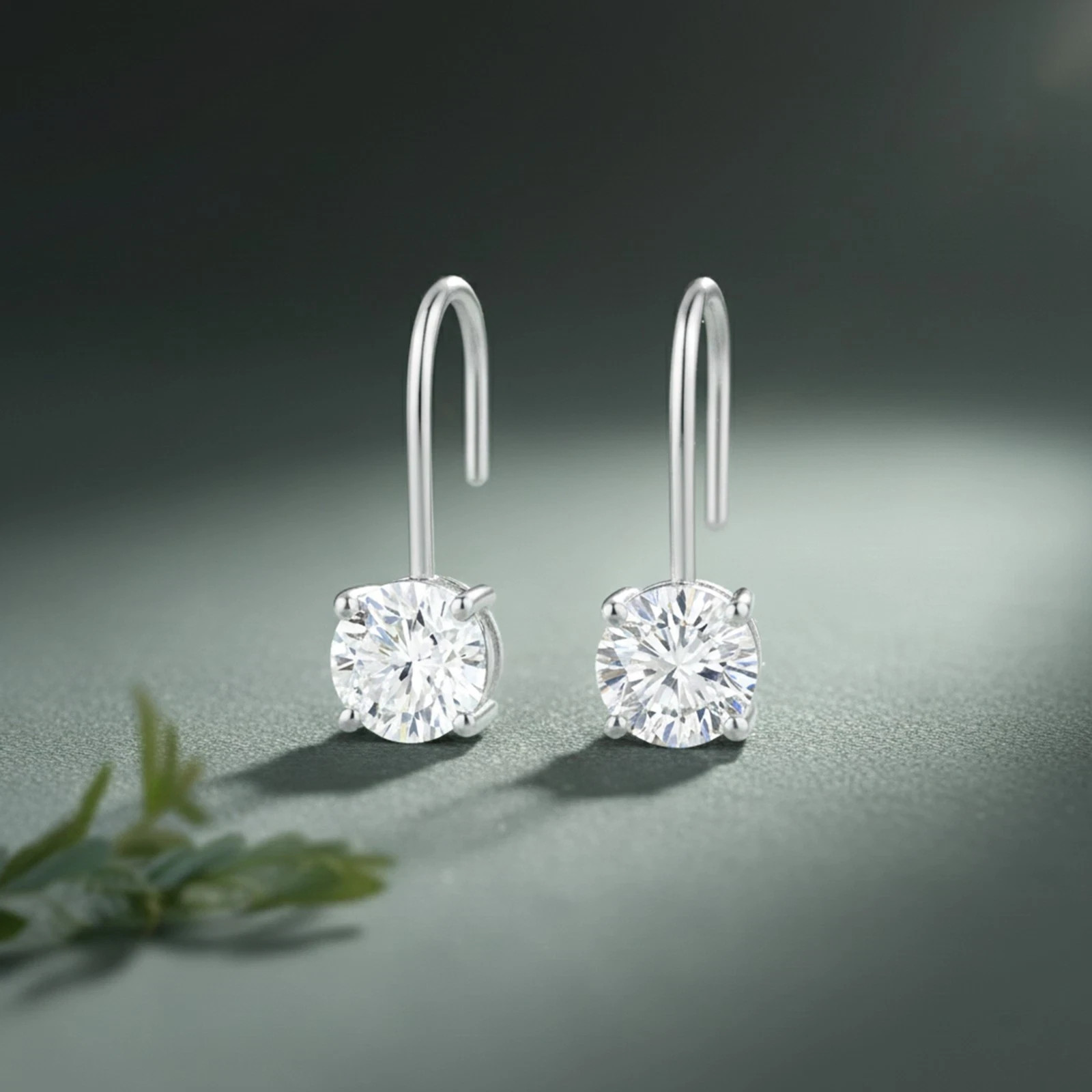 3 Ct Lab grown Diamond Round Earrings Studs Valentine’s Day Gift For Women