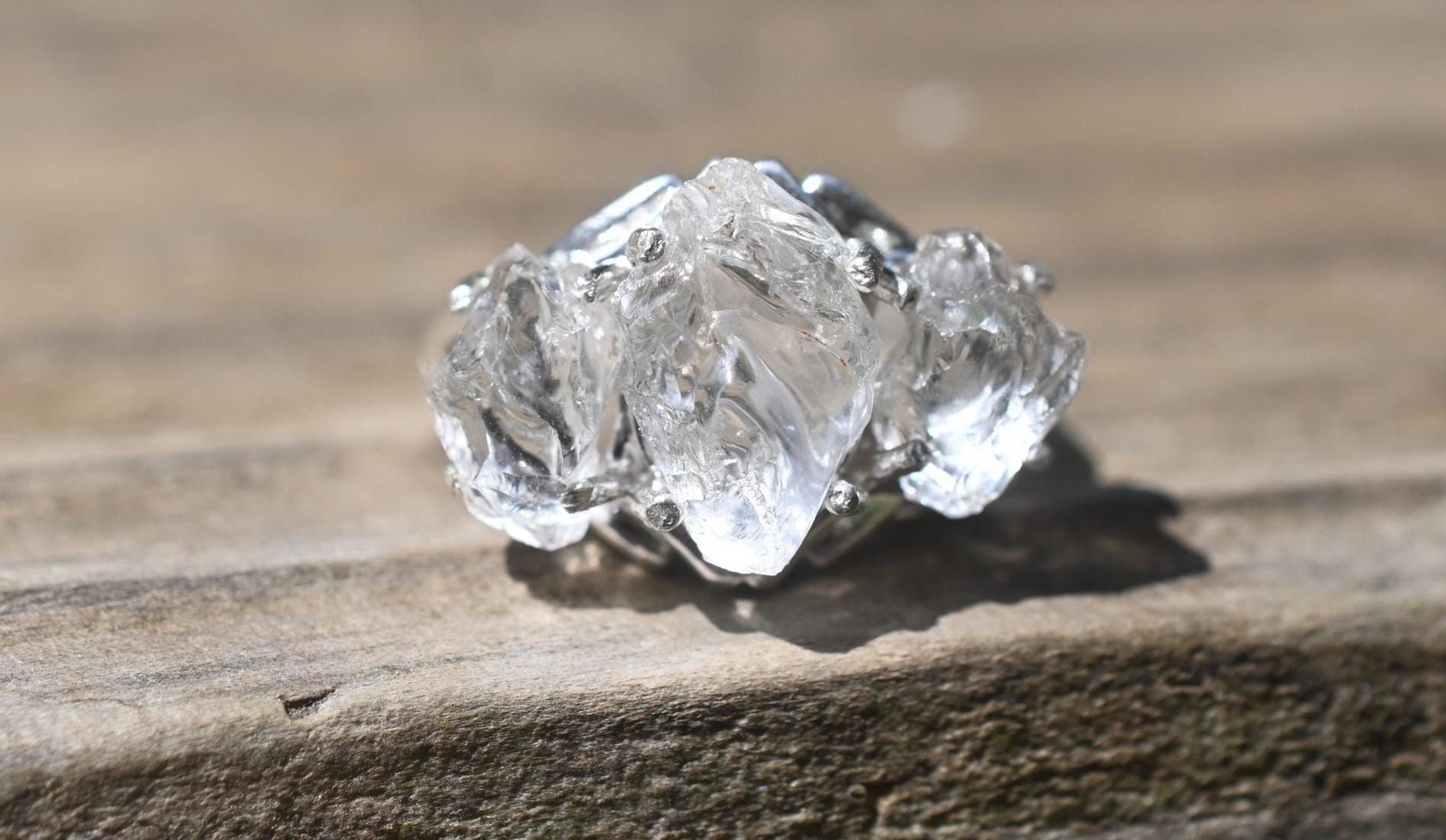 Engagement ring Lake county diamond sterling silver size 3 4 5 6 7 8 9 10 11 12
