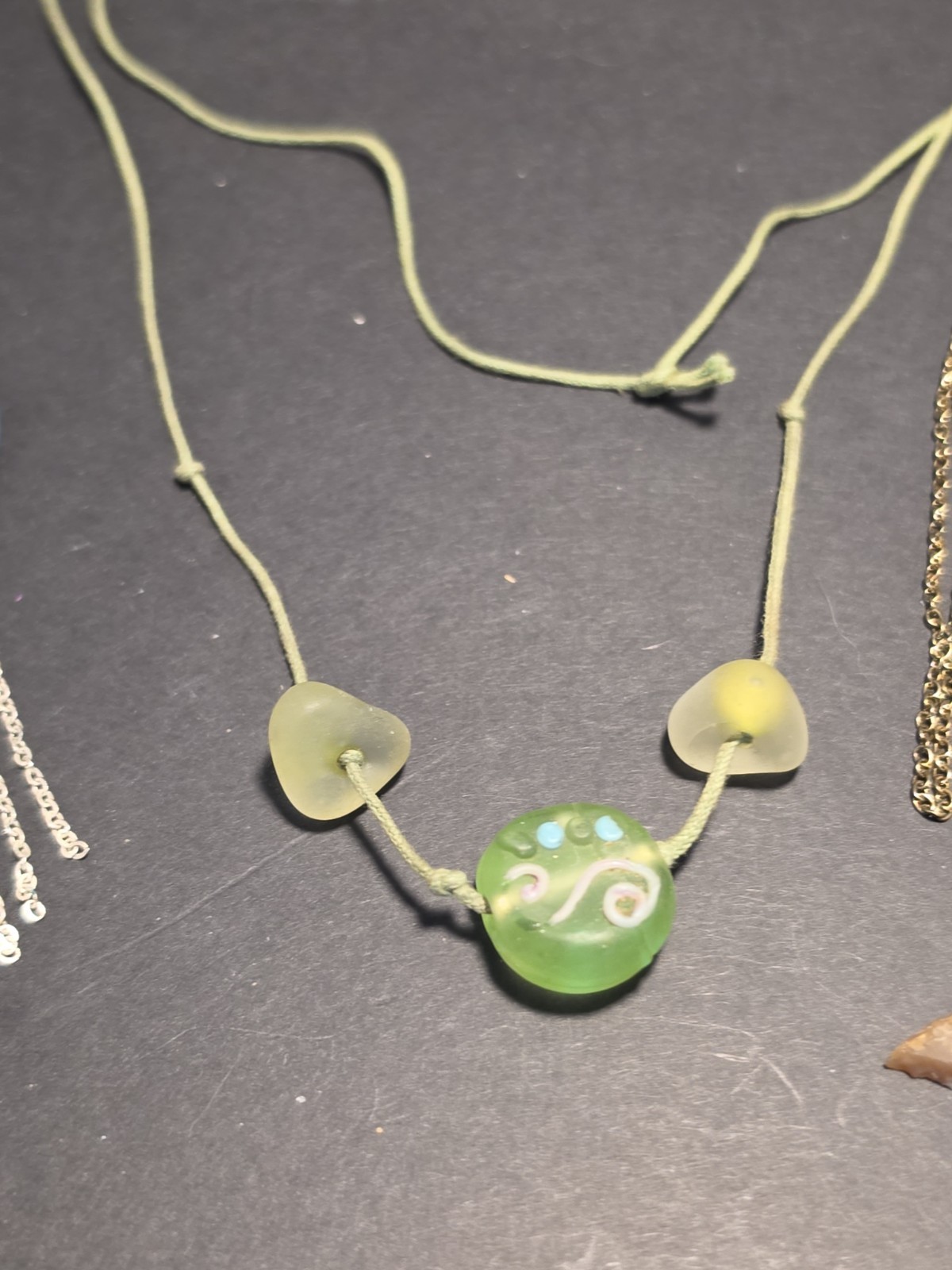 Assorted Group Stones Necklaces Arrowhead