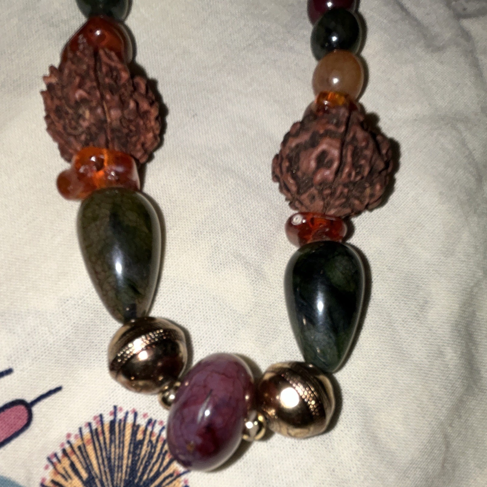 Unique Boho Necklaces. 70’s Organic Vibe, Great For Fall.