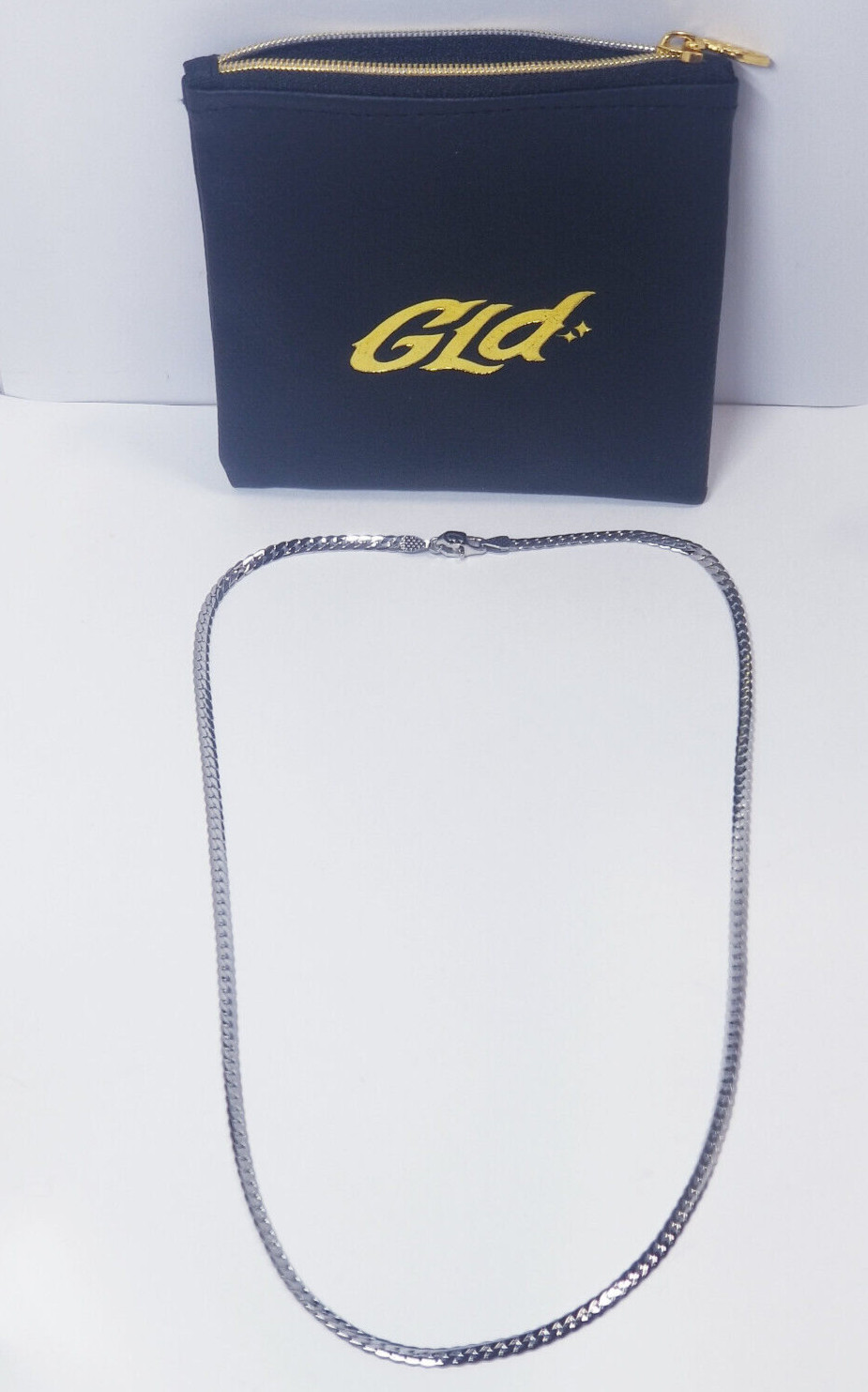 GLD Shop Jewelry 14k Gold Plated Micro Cuban Chain Necklace -EL363