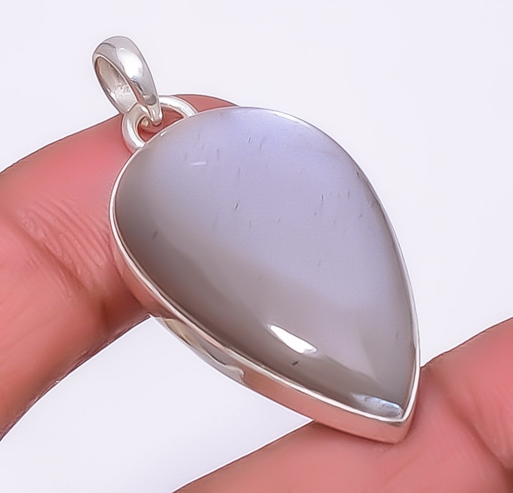 Moonstone – Sri Lanka 925 Sterling Silver Pendant 1.68″ P972827, Christmas Gift
