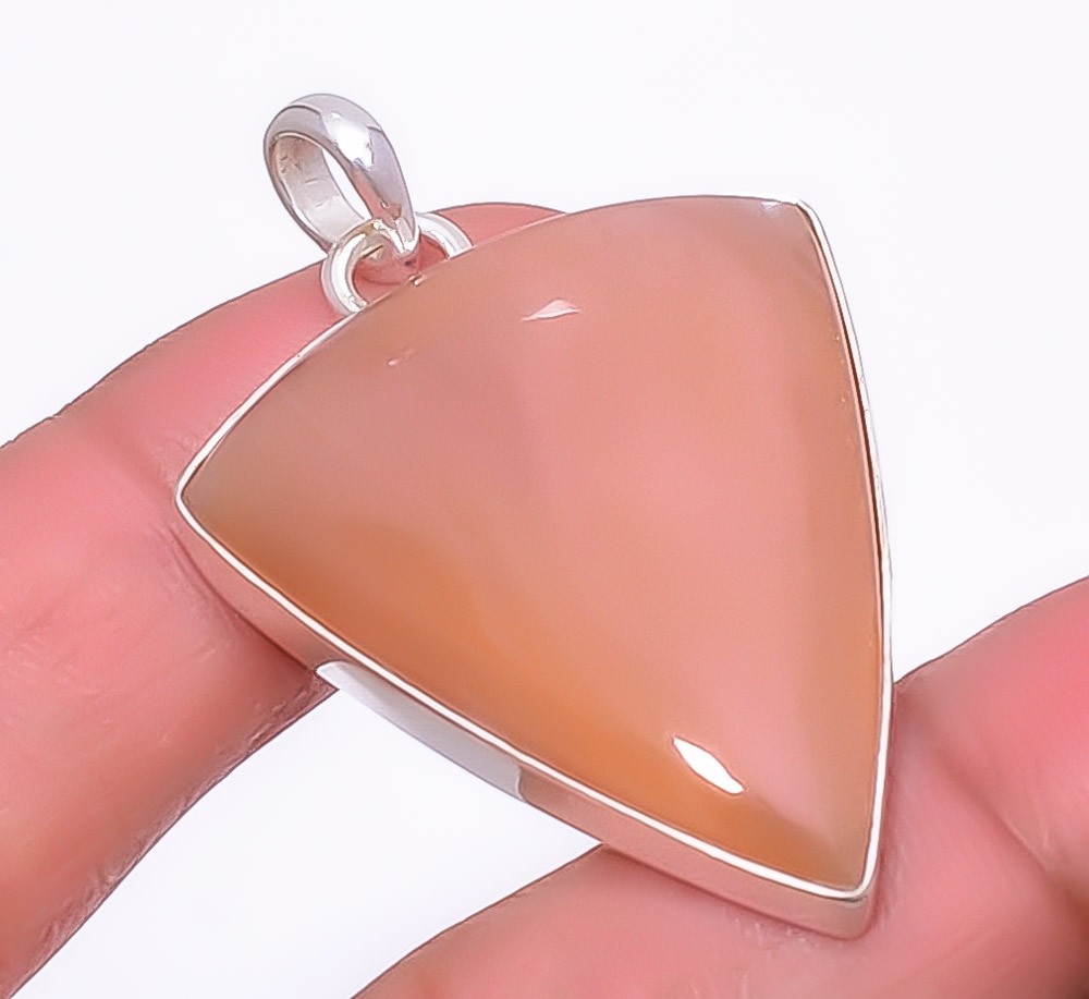 Moonstone – Sri Lanka 925 Sterling Silver Pendant 1.76″ P1972932, Christmas Gift