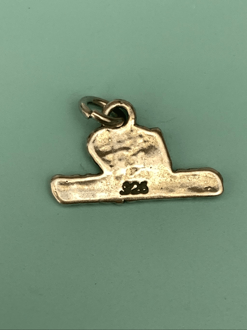 .925 I Love Cheering Sterling Silver Jewelry Charm #sports #cheerleader #games
