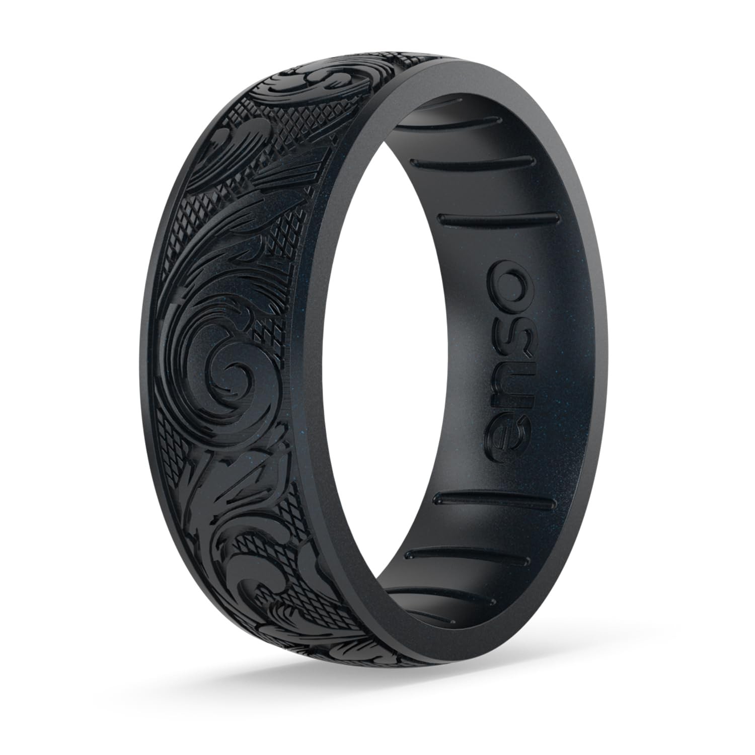 Signature Etched Collection – Etched Silicone Rings – Comfortable and Flexibl…