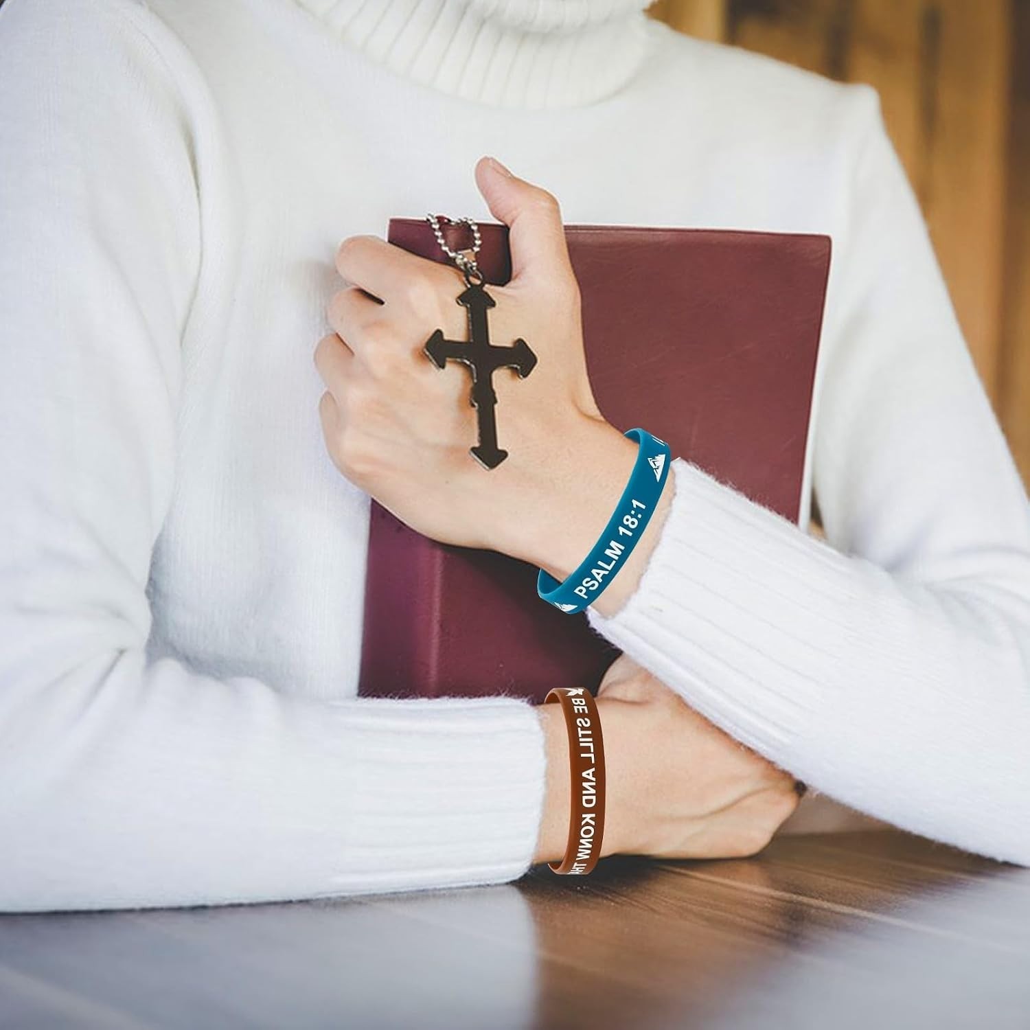 64-Piece Bible Verse Silicone Bracelets – Inspirational Christian Gifts for All