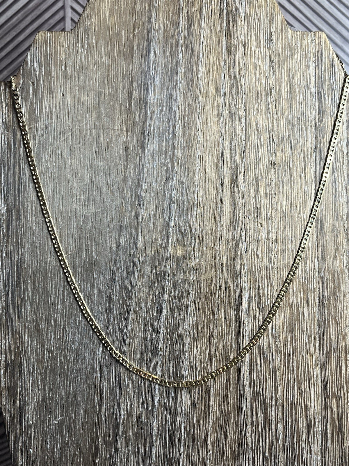 14K Gold Filled Brass Tarnish-Free 2.5MM Mariner Chain Necklace 20”