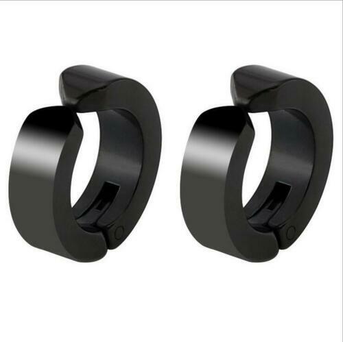 Stainless Steel Stud Earrings Magnetic Ear Plugs Non-Piercing Clip On Men Women