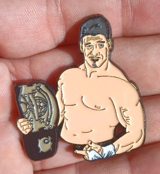 Eddie Guerrero Latino Heat Championship WWF WWE Wrestling Custom ENAMEL PIN ECW