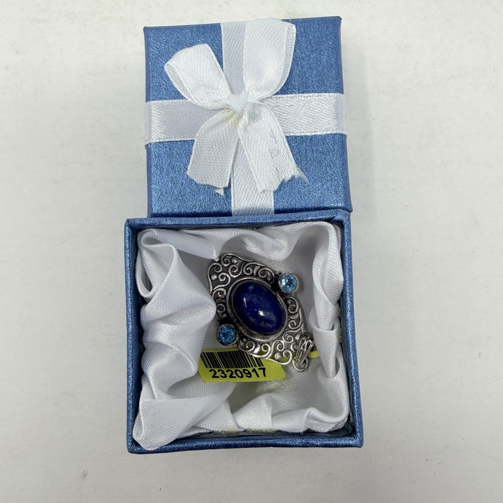 Shop LC Artisan Craft Lapis Lazuli/London Blue Topaz Pendant without Chain 5315