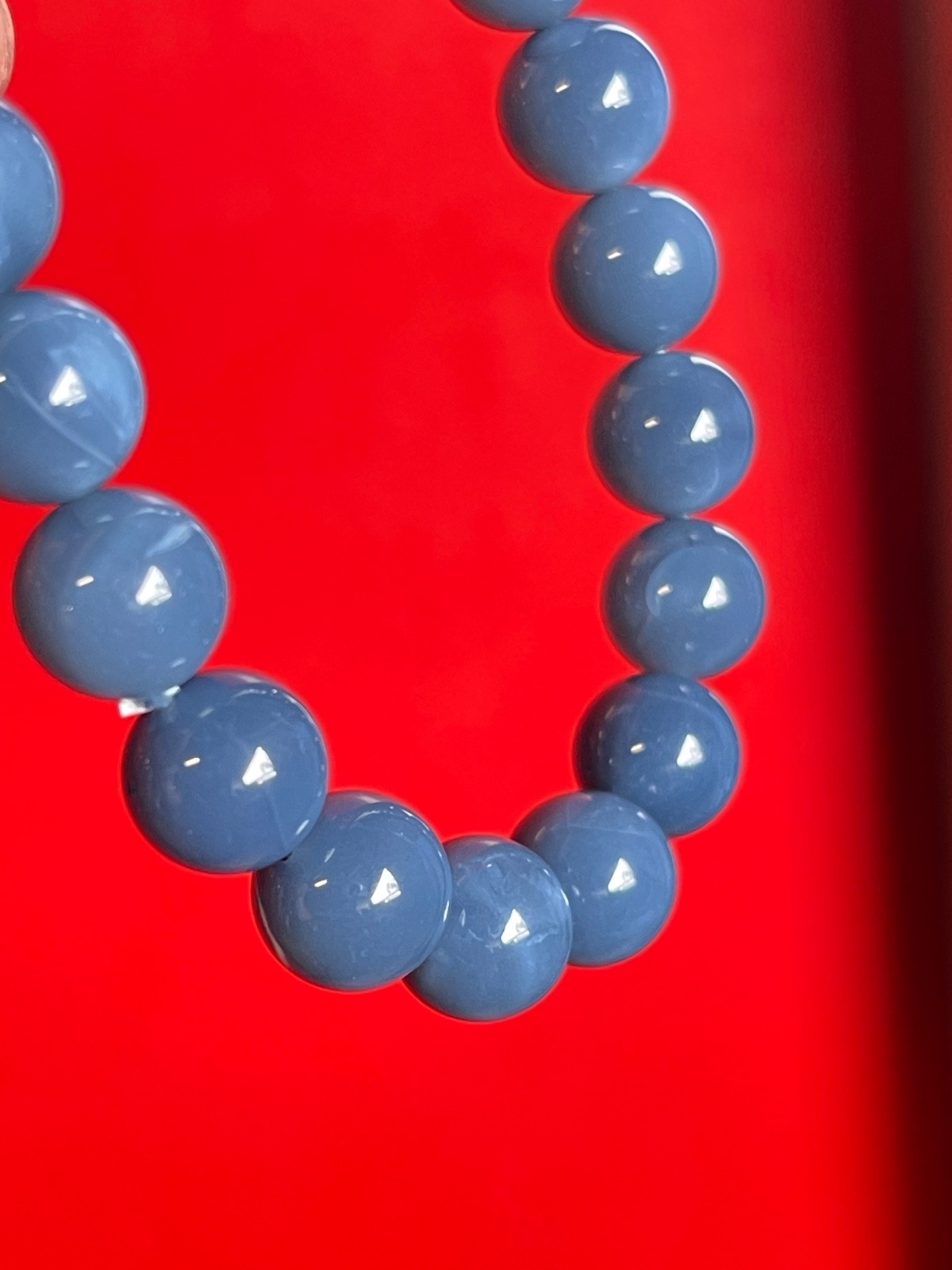 Owyhee Blue Opal Rare Natural Bead Crystal Gemstone 9mm