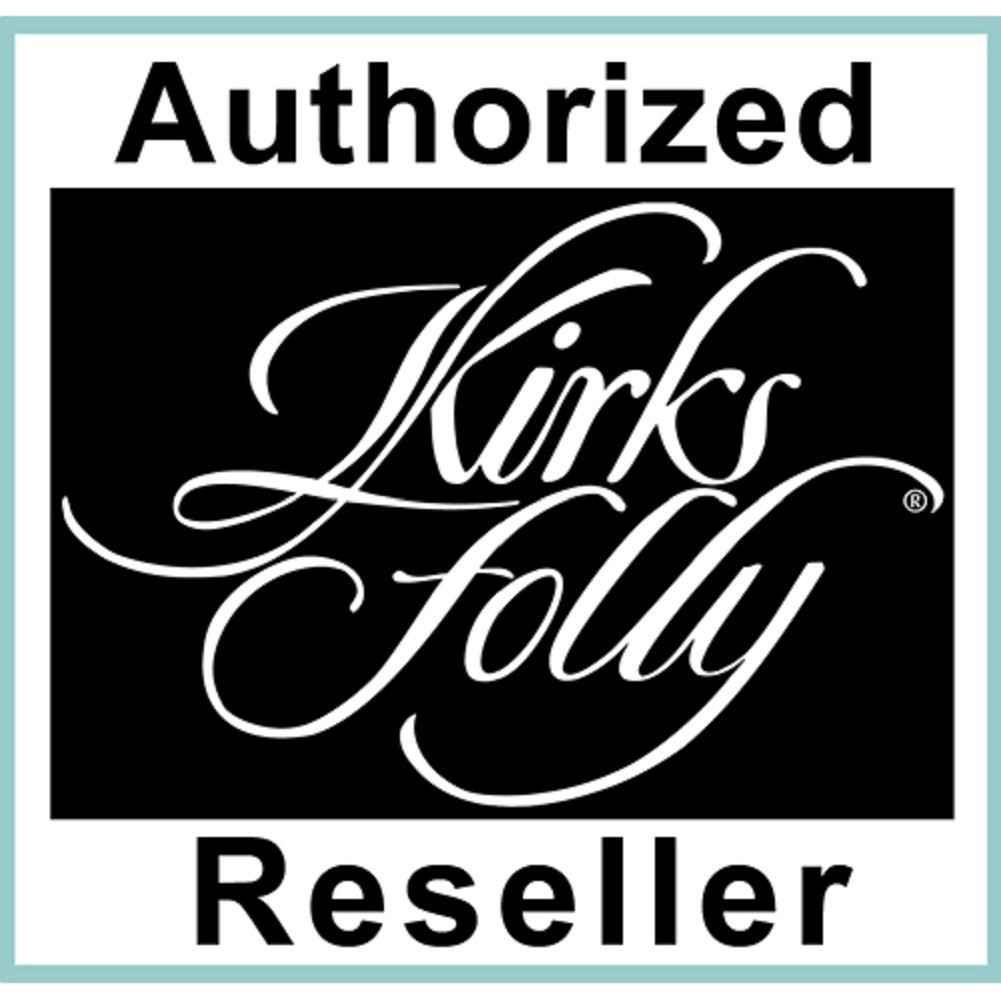 KIRKS FOLLY MOONDUST 18MM GODDESS SEAVIEW MOON FOLDOVER PENDANT AZURE ST