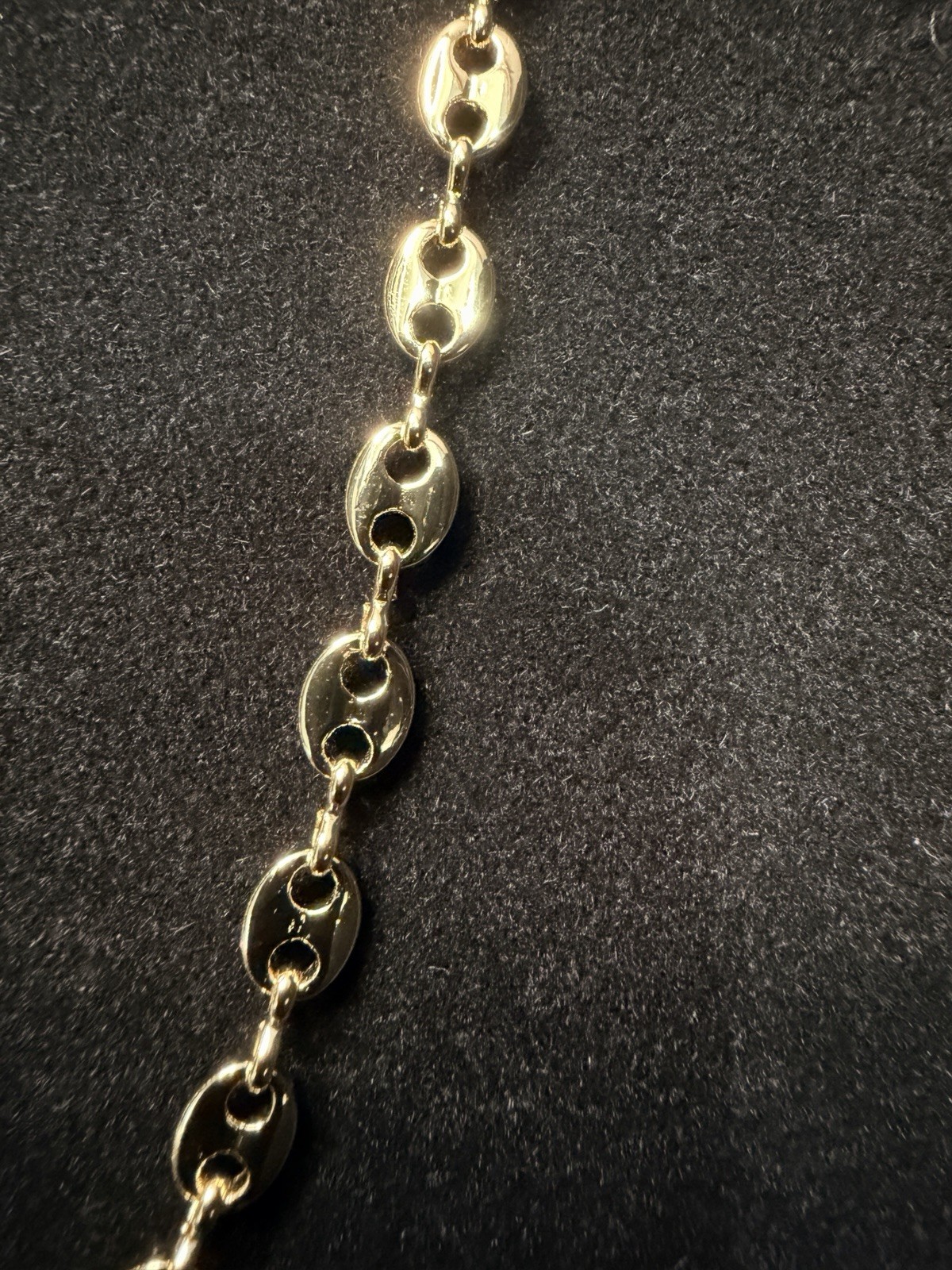Puffed Mariner 20in 5.5MM Necklace Brand New Gold Finish. Elegant