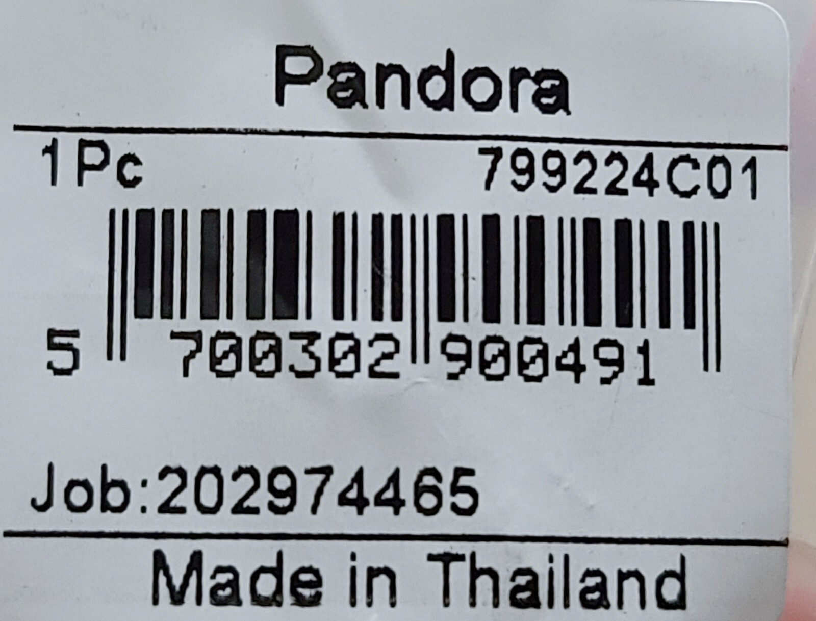 New 100% Authentic PANDORA 925 Sparkling Snowflake Pave Charm Pendant 799224C01