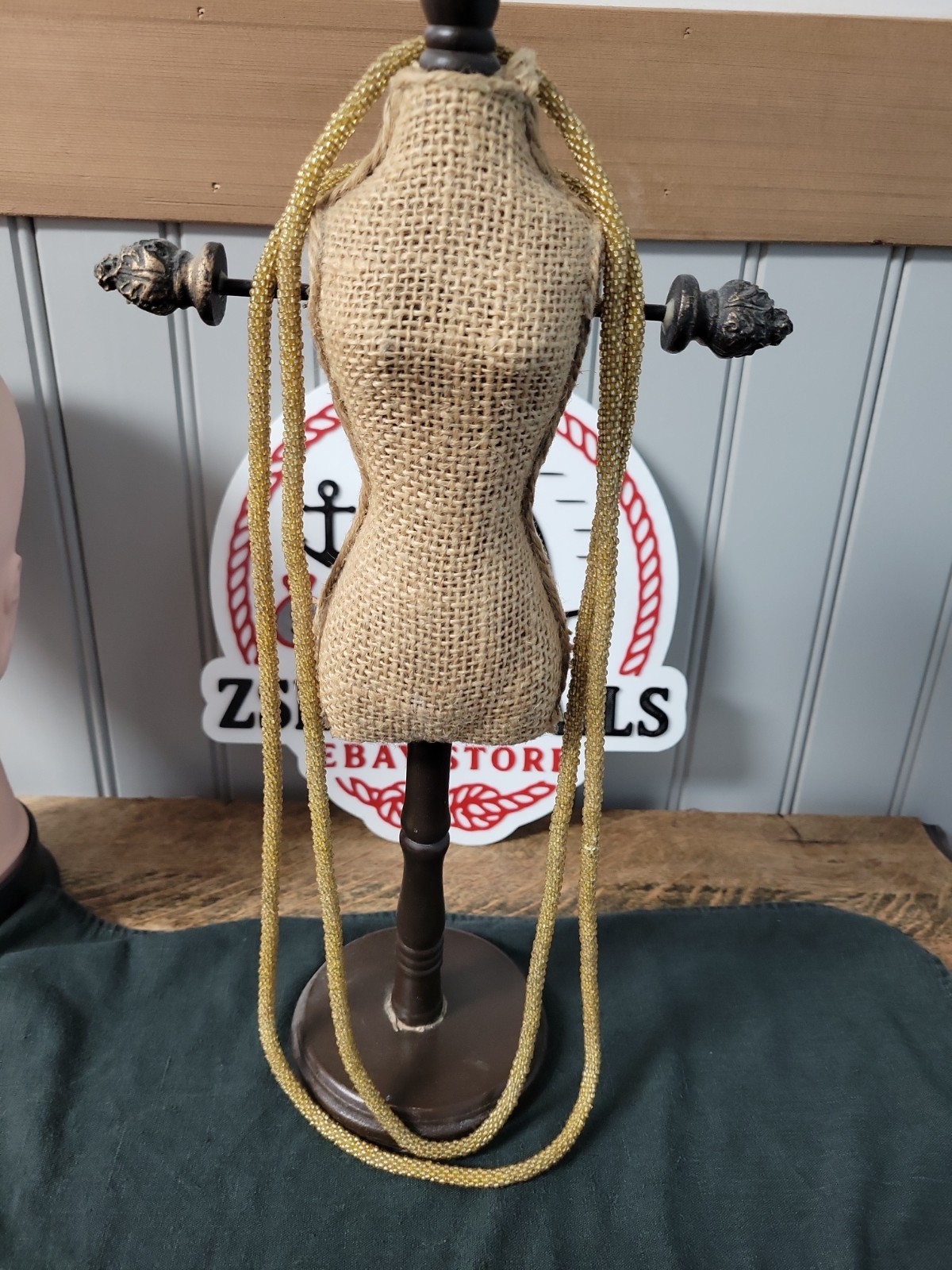 Gold Tone 30 in Rope Chain Style Necklace Sturdy, Well Made Classic Look,