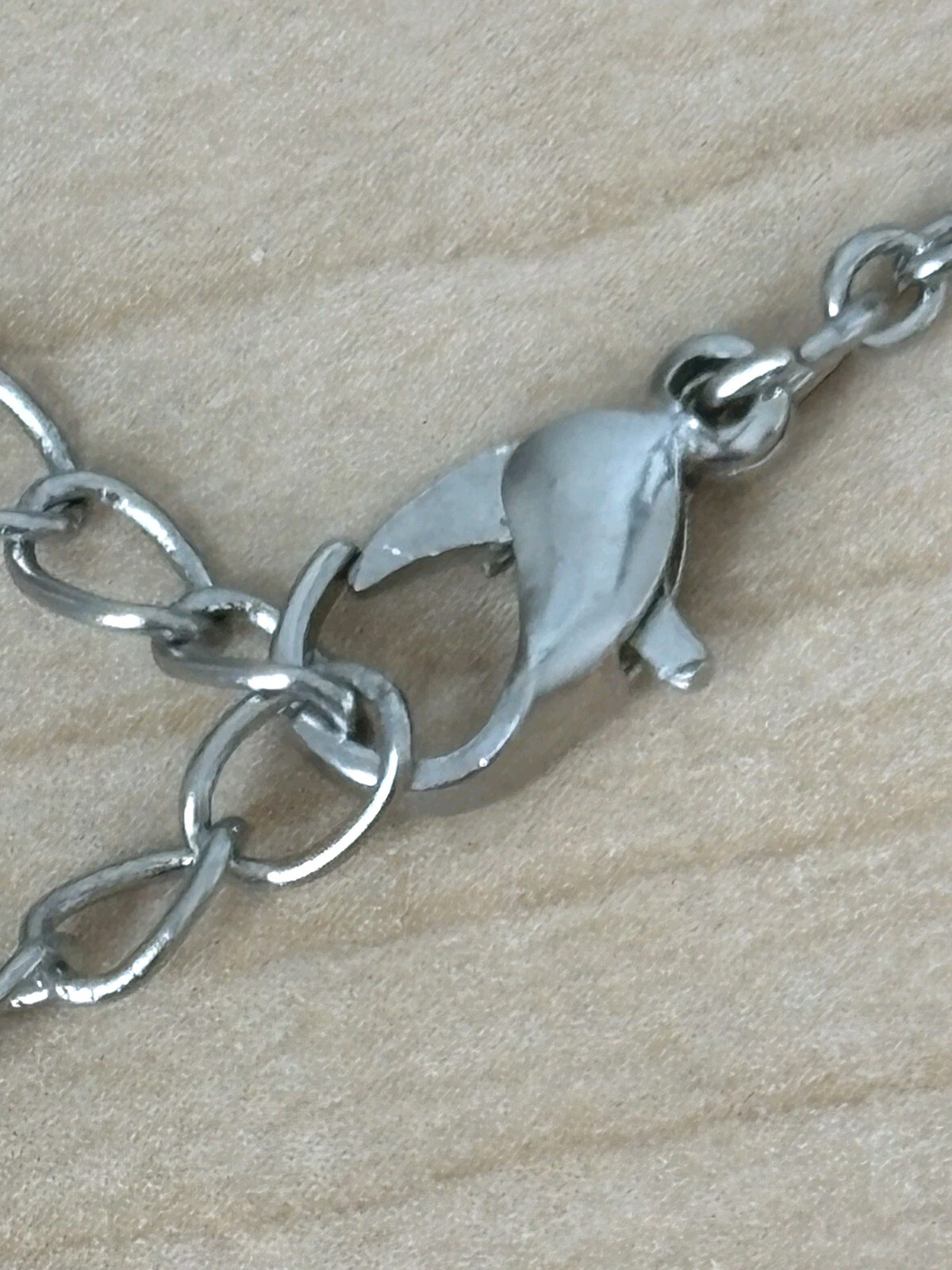 Clock Pendant Necklace/ Chain Measures 23 In Total Length
