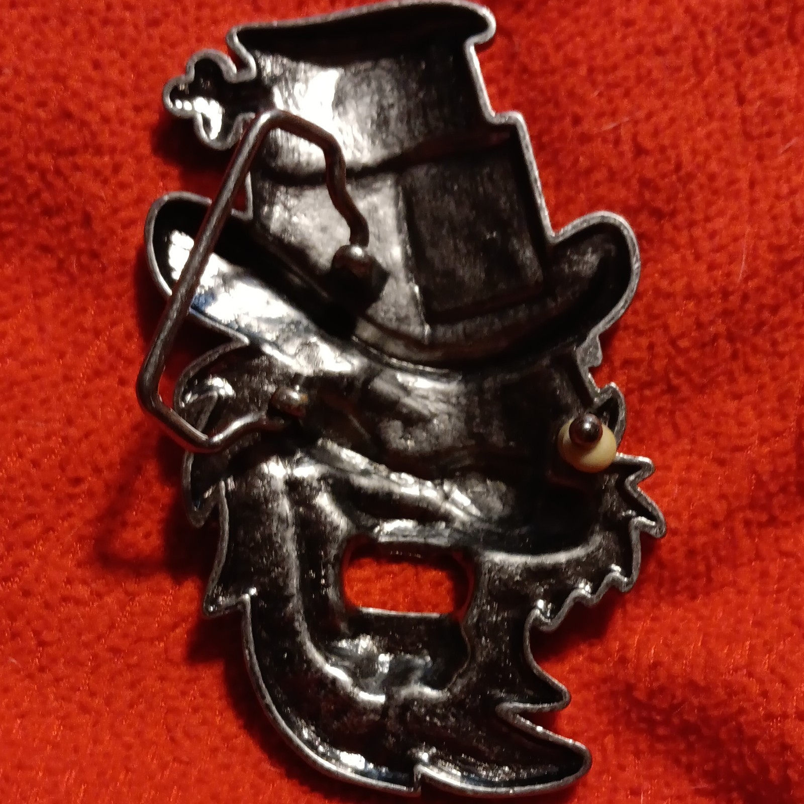 Enamel Leprechaun Face Green Top Hat Clover Brooch Pin St. Patrick’s Day
