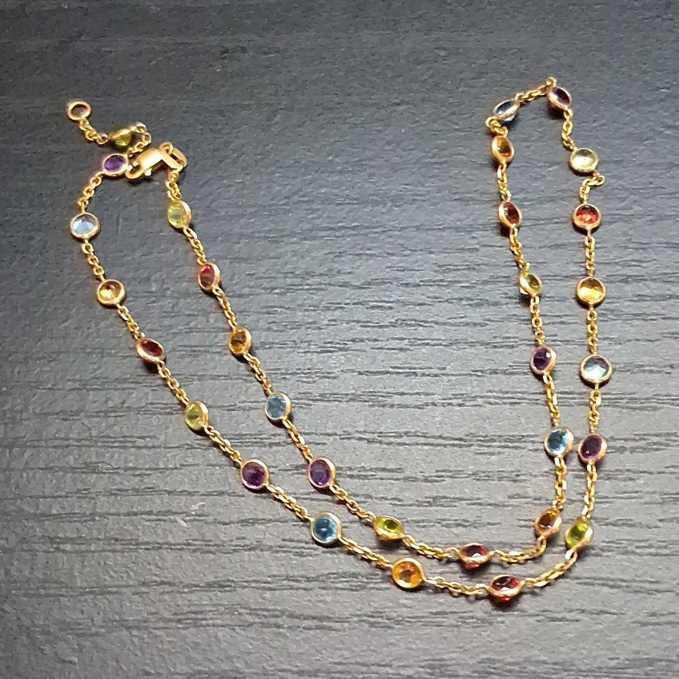 14 Kt Rhinestone Necklace