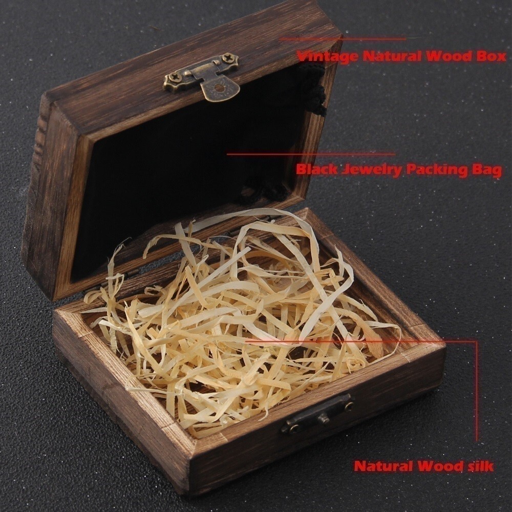 Vikings Dragon Bracelet Men’s Alloy Steel Bangel Vintage Punk Jewelry Gifts Box