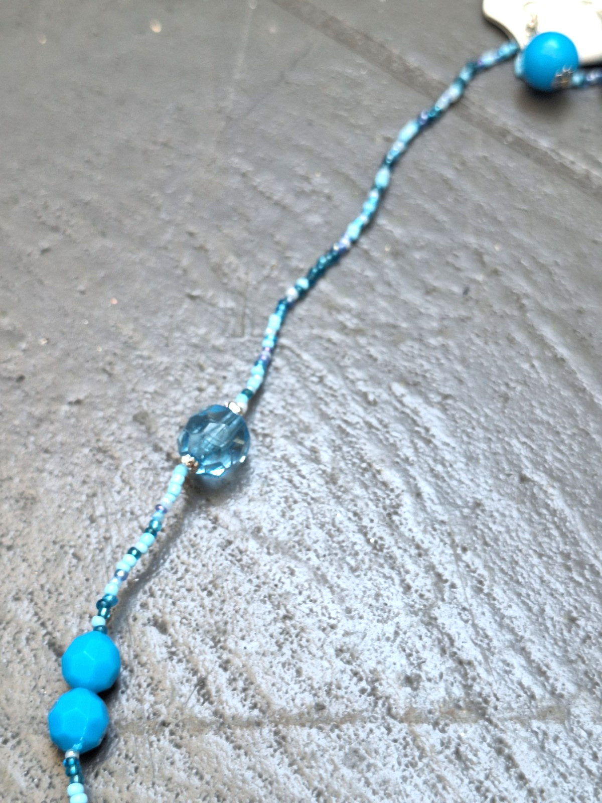 Fashion Jewelry Turquoise Blue Necklace + Earring Matching set lead free