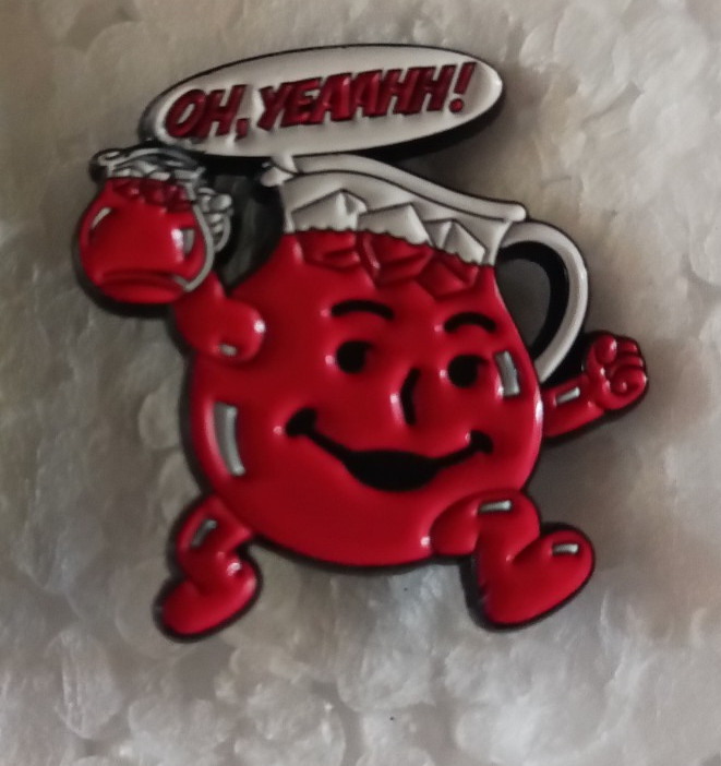 KOOL AID MAN-PIN-2 OR MORE PINS $5.99 SHIPPING-SPEND $30 SHIPPING IS FREE