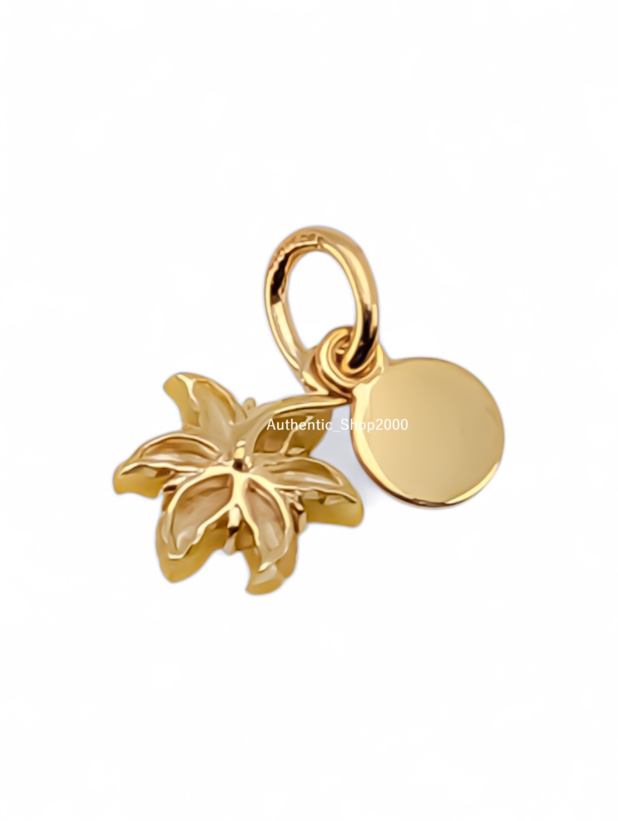 New 100% PANDORA 14k Disney Tangled Sundrop Flower Glow in Dark Charm 764020C01