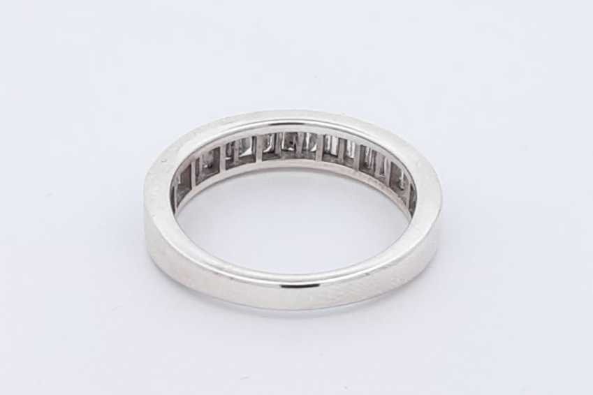 1.0cttw Lab Grown Diamond Ring In Sterling Silver 2.7 Grams Size 7 Eb0326rxdu