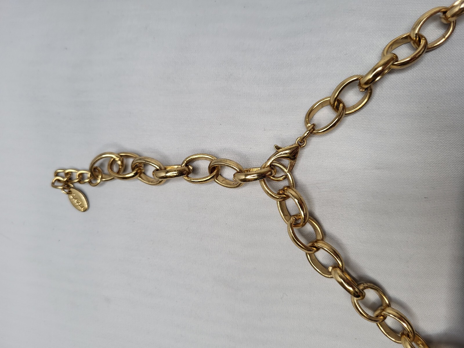 ZARA LONG Gold Limited Edition Metal long Necklace 35 in # B1864