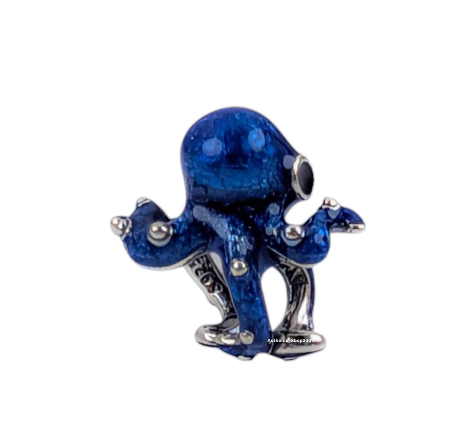 NEW 100% Authentic PANDORA 925 Ale Midnight Blue Octopus Charm 794706C01